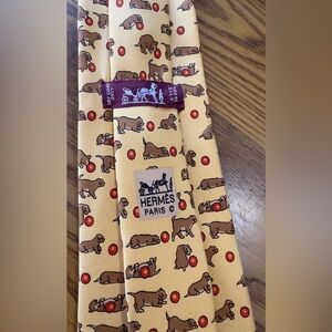 Hermes playful dog with ball Yellow and Brown. (Mix7)